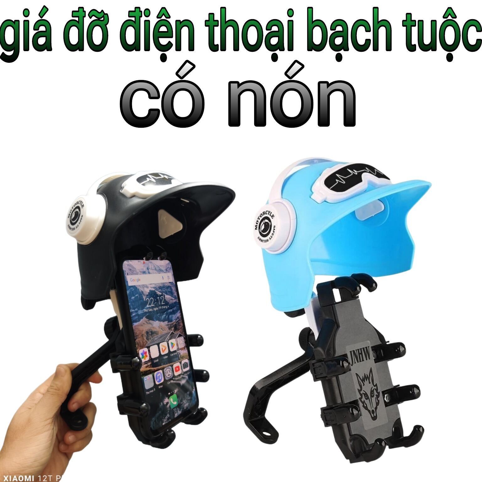 giá đỡ bạch tuộc 8 móng có nón che bảo vệ