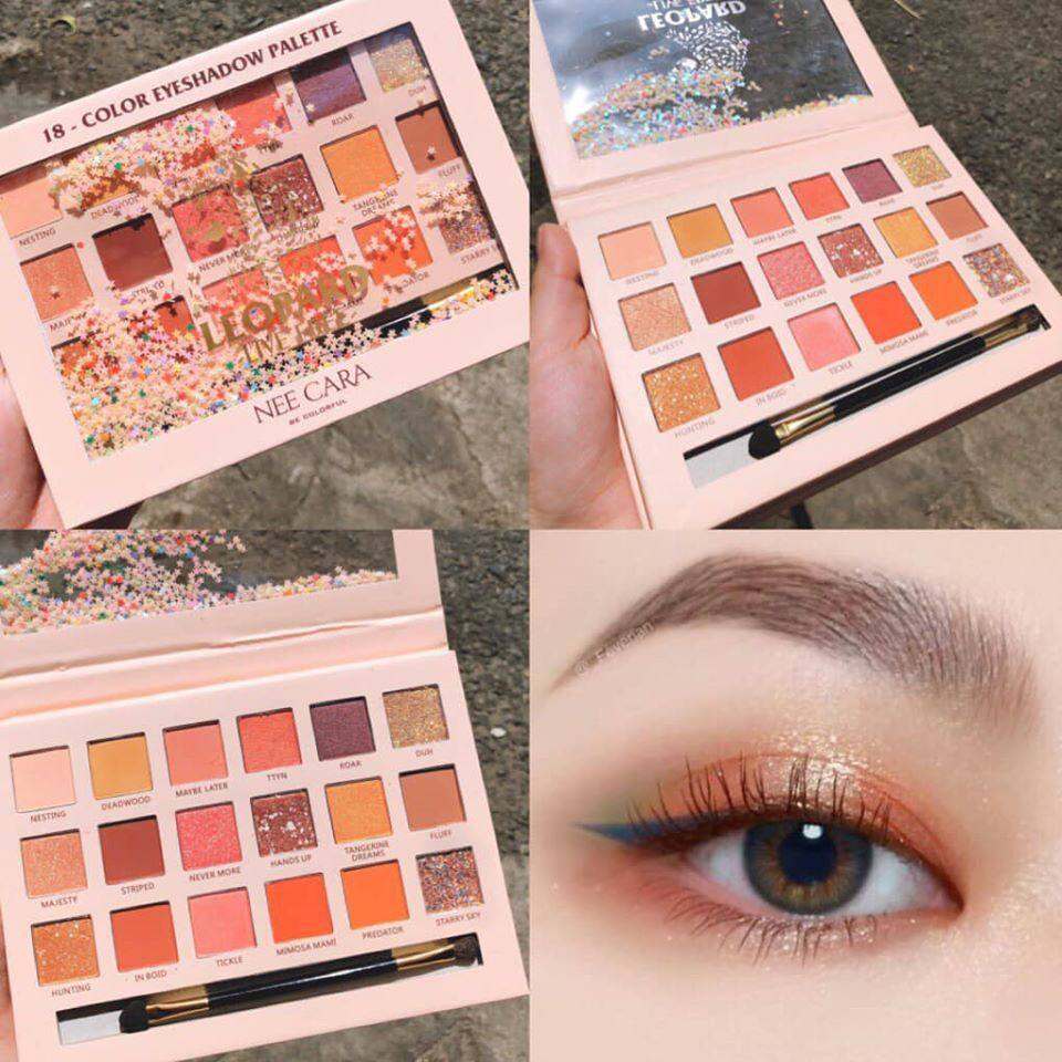BẢNG PHẤN MẮT 18 Ô MÀU MẮT NEECARA