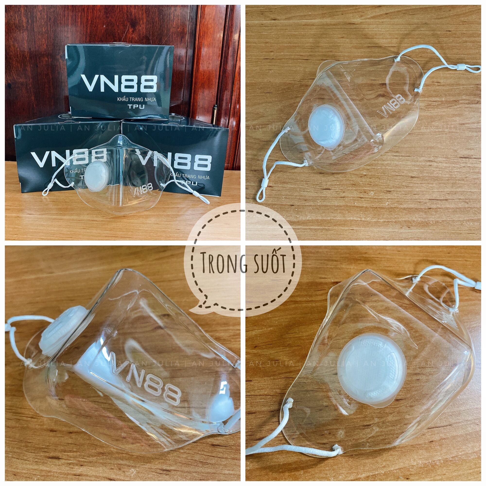 Khẩu trang nhựa vn88 | dành cho người lớn