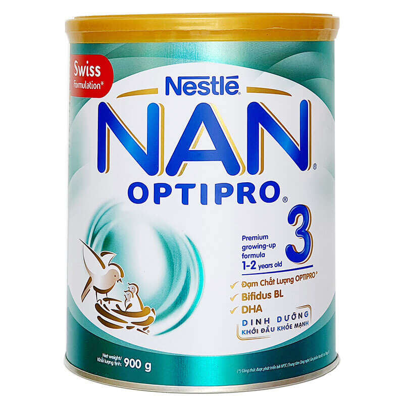 Sữa Nan Việt số 3 mẫu mới (900g) cho trẻ từ 1-2 tuổi