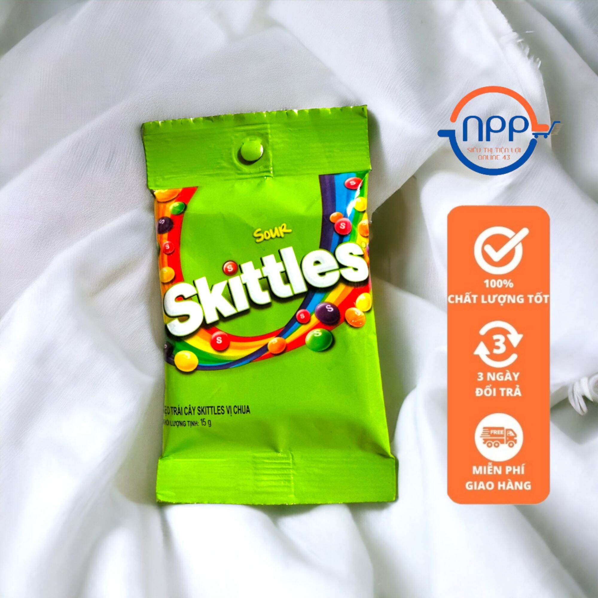 Kẹo Trái Cây Skittles Gói 15g