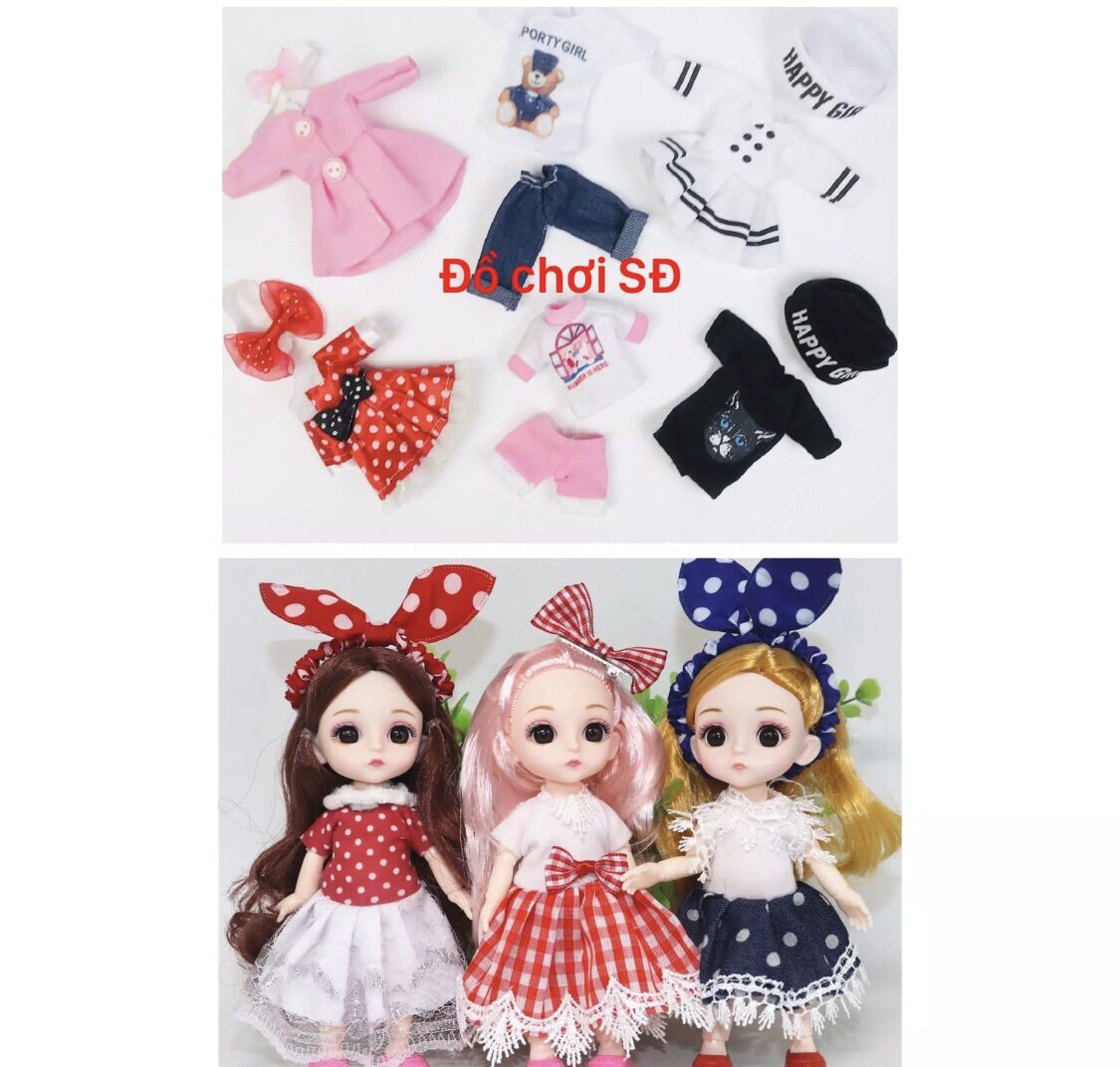Búp bê và 3 áo lẽ ngẫu nhiên