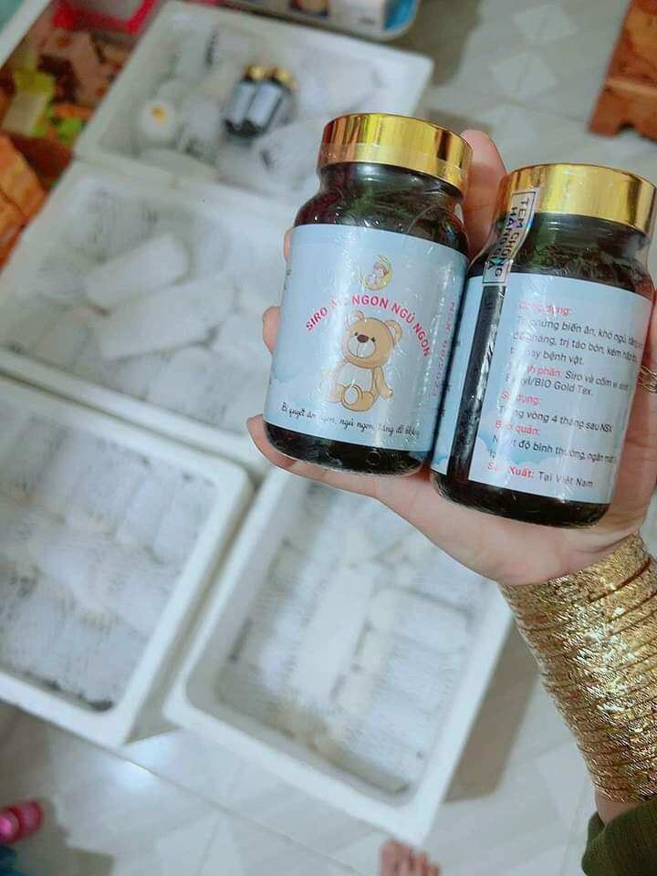 Siro Con Gấu ăn ngon ngủ ngon