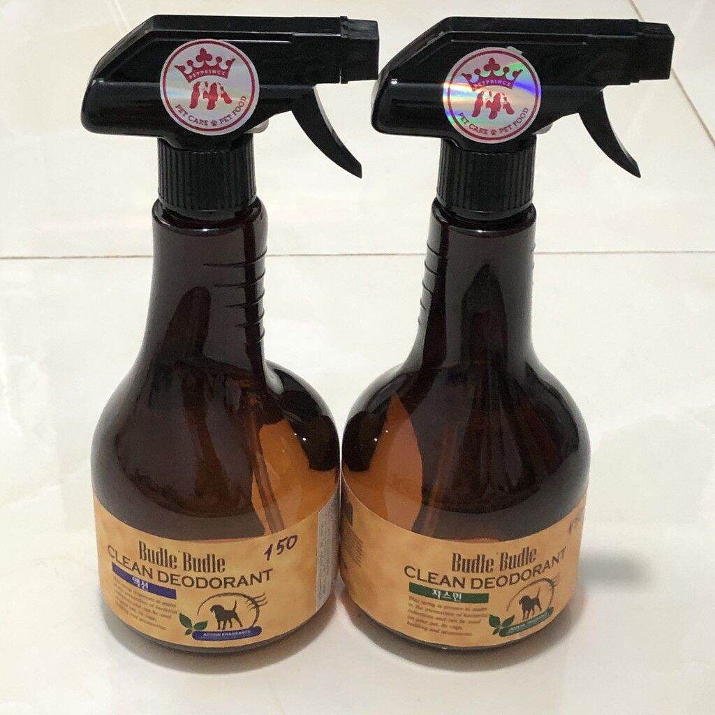 Xịt khử mùi dưỡng lông thú cưng Budle'Budle 530ml - xuất xứ Hàn Quốc