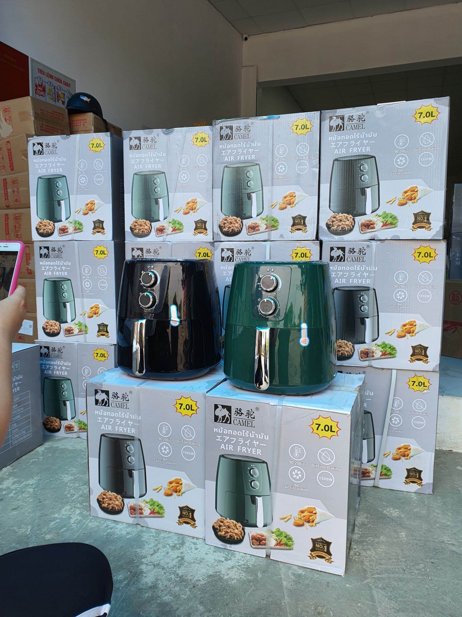 Nồi chiên không dầu camel 7L