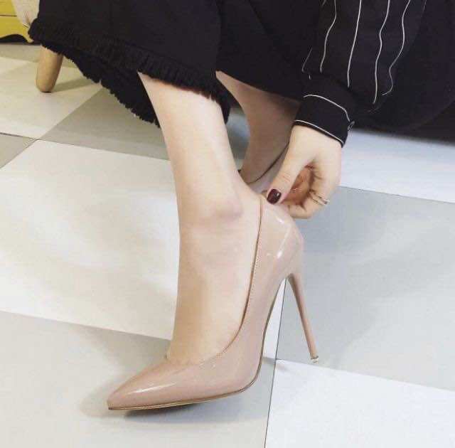 [HCM]Giày cao gót mũi nhọn cao 9cm