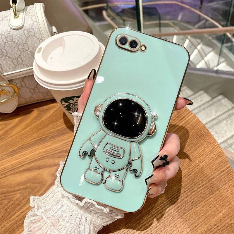 ốp lưng iphone 6Plus, iphne 7Plus,  iP 8Plus  iphone X, Iphone 11 phi hành gia giá đỡ