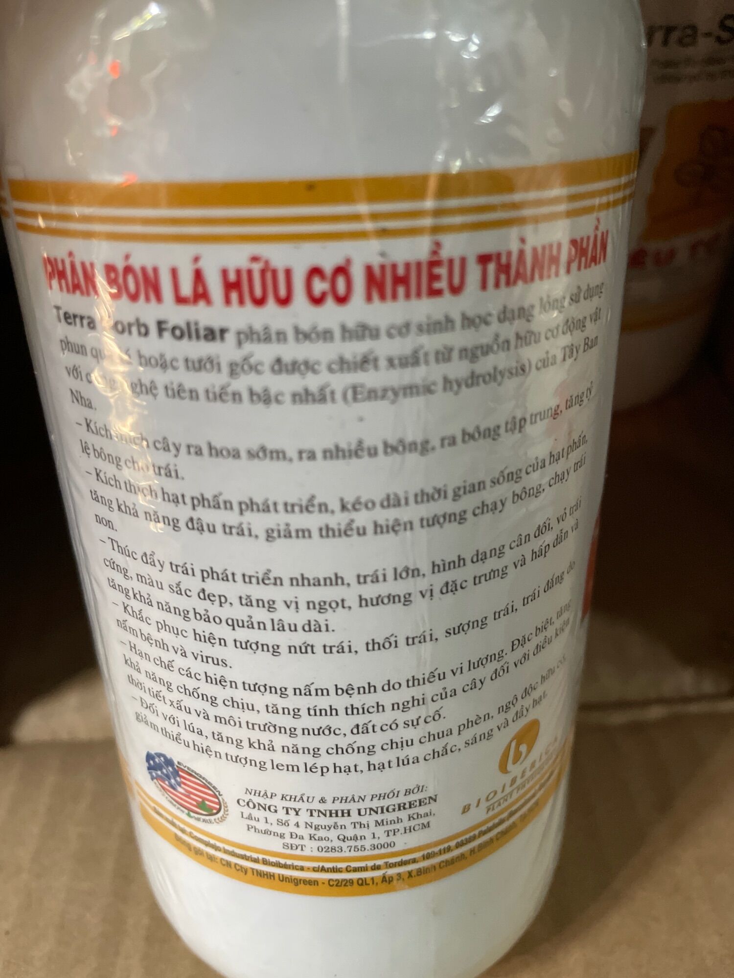 PHÂN BÓN TERRA-SORB- SIÊU TO LÁ