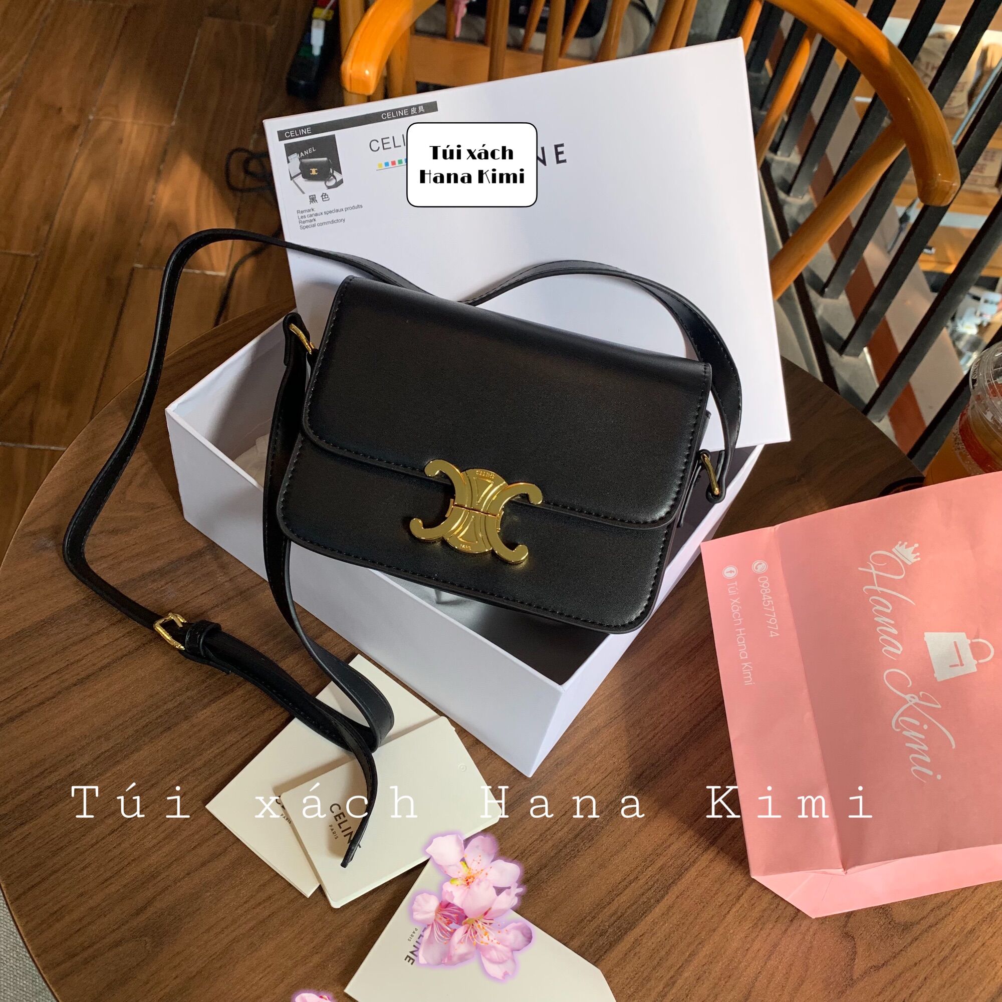 Túi đeo chéo nữ Ce Size 20 Full hộp