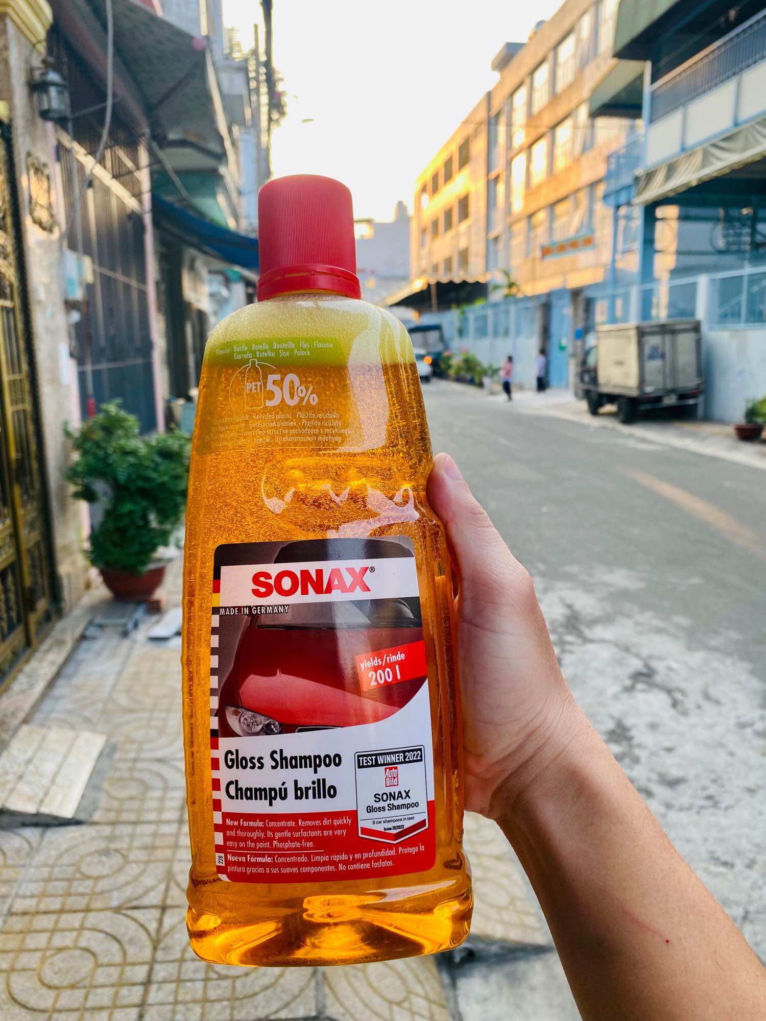 [HCM]NƯỚC RỬA XE SONAX