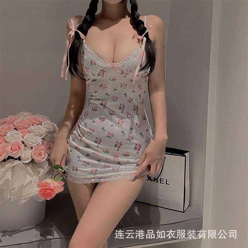 Váy Ngắn Gợi Cảm Trong Suốt Gợi Cảm Cho Buổi Hẹn Váy Ngủ Cosplay Không Dây Váy Mùa Hè 2025 Không Tay Bằng Polyester