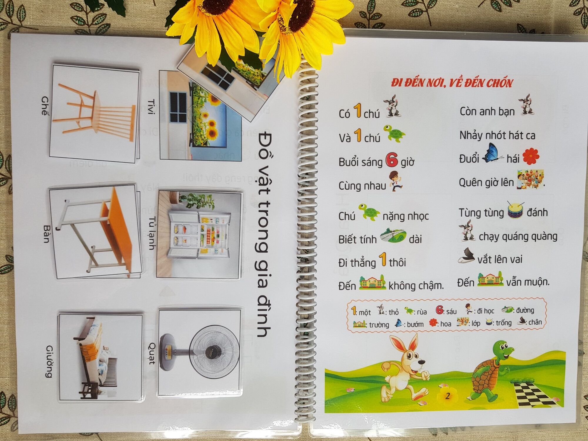 Học liệu bóc dán 2in1