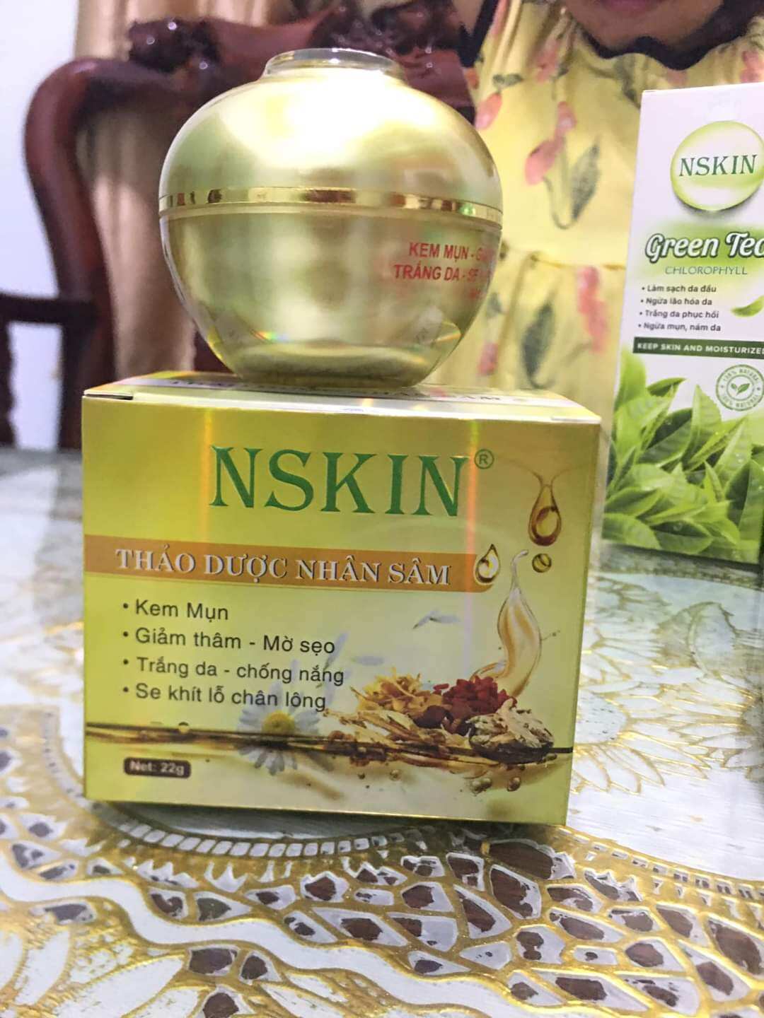 Kem thảo dược nhân sâm nskin