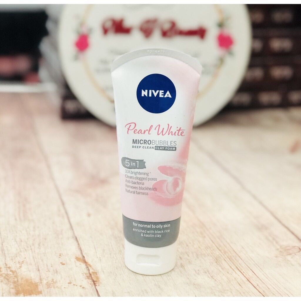 Sữa Rửa Mặt Nivea Nữ Micro Bubbles Deep Clean Foam 5in1 - 100g