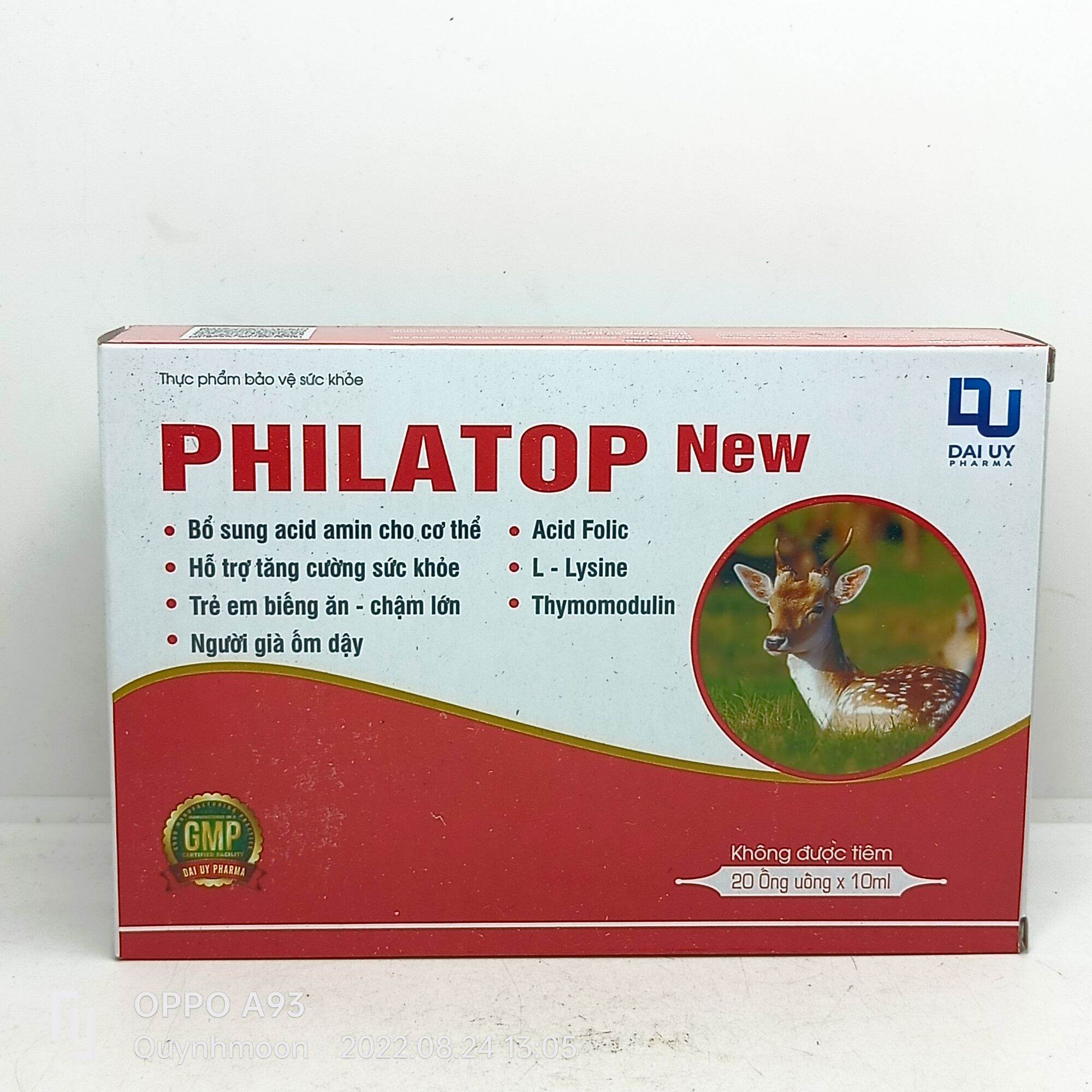 Philatop new đại uy hộp 20 ống thủy tinh