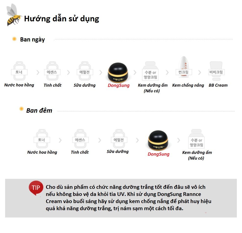 Kem trị nám Dongsung Rannce 70g 동성랑스 크림 (피부 미백)