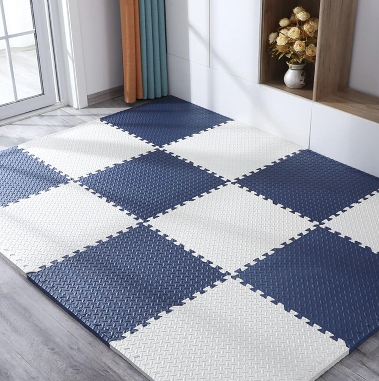 Combo 20 tấm thảm xốp lót sàn size 60×60×1cm (nhiều màu, được chọn màu)
