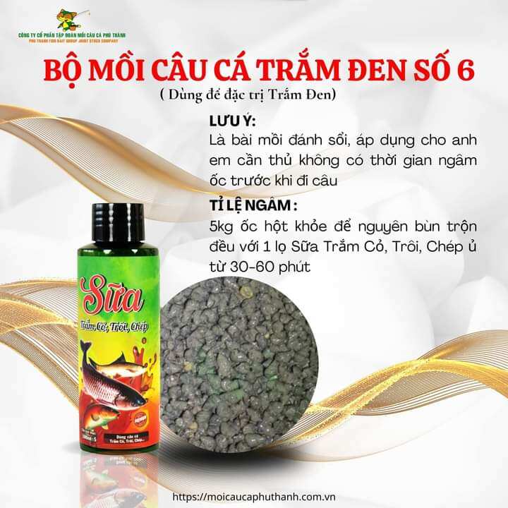 Mồi Thính Dụ Cá Siêu Nhậy Phú Thành Dụ Trắm Trôi Chép