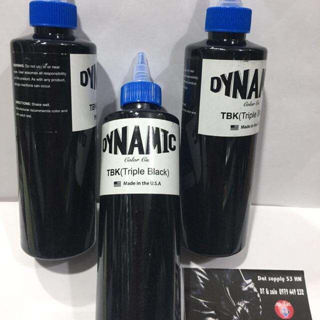 Mực xăm Dynamic Triple Black 8oz