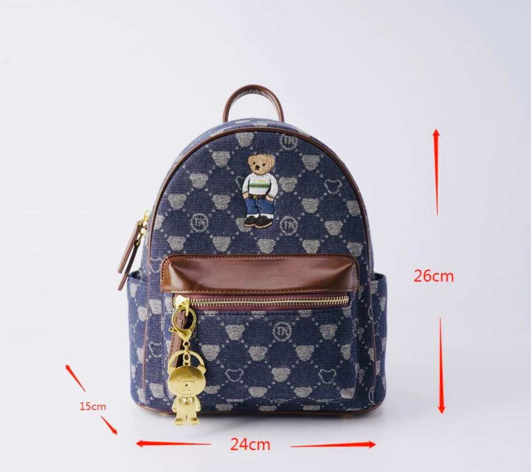 Balo New TTWN BEAR SẴN size M và XL( Hàng có sẵn ship hỏa tốc)