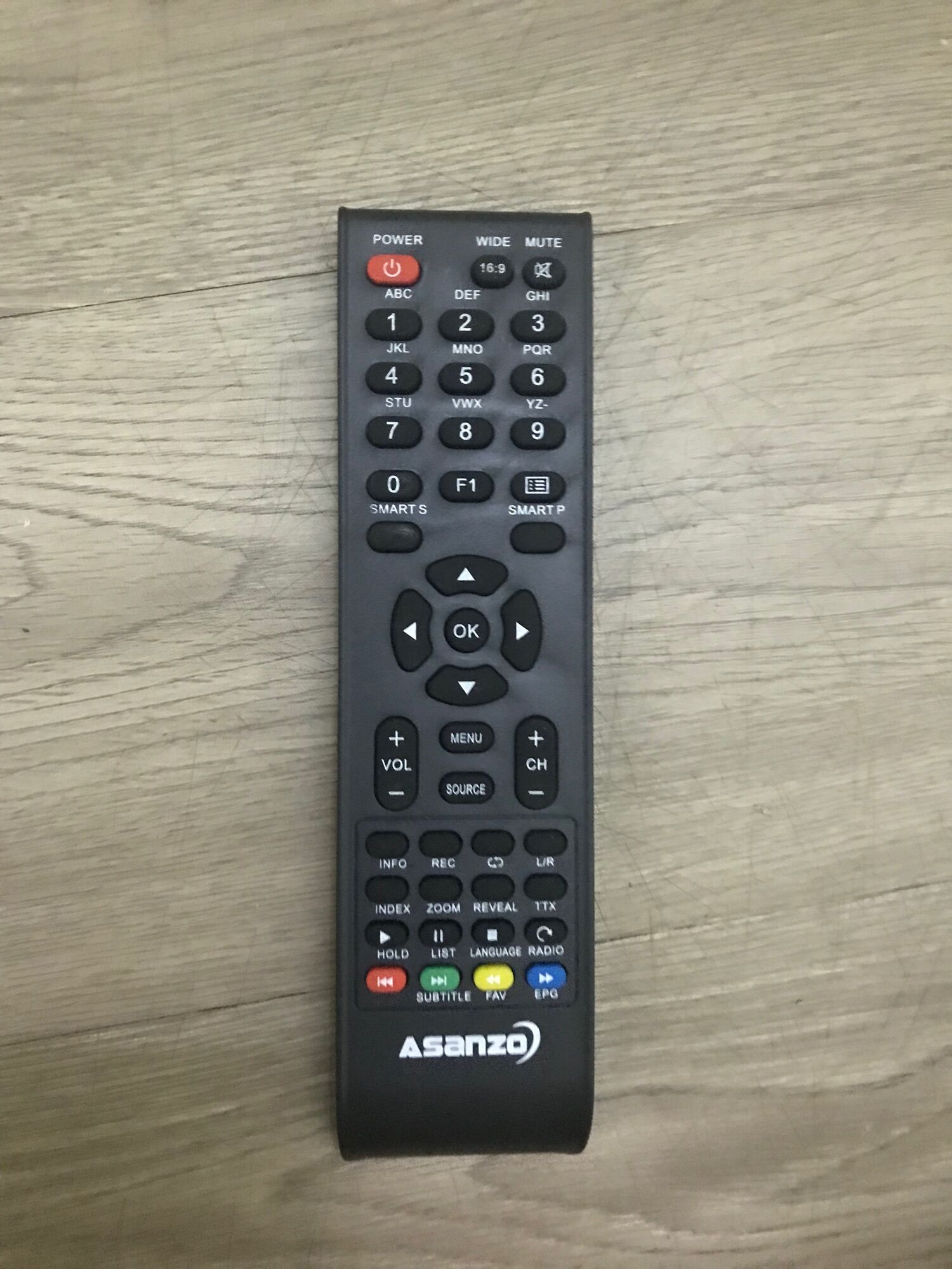 Điều khiển tivi led Asanzo Smart