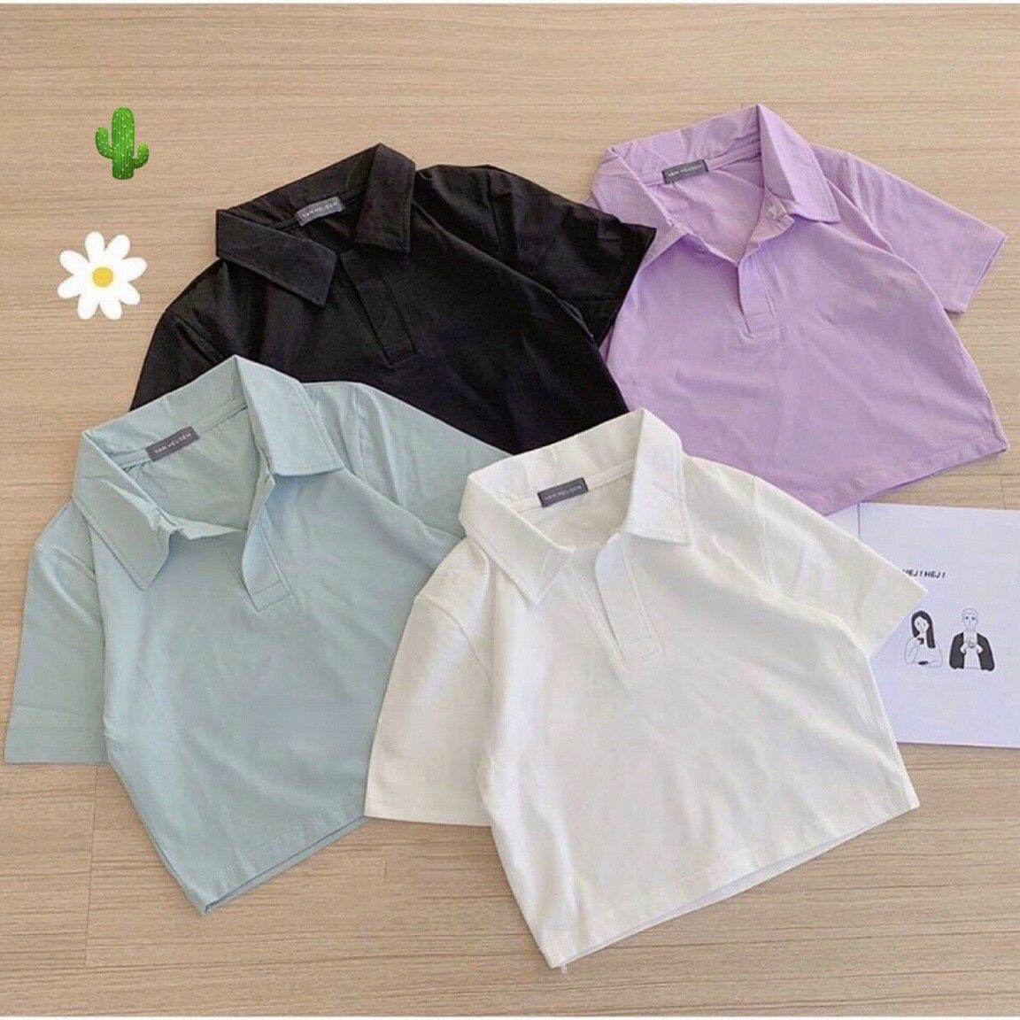 ÁO CROPTOP CỔ TRỤ