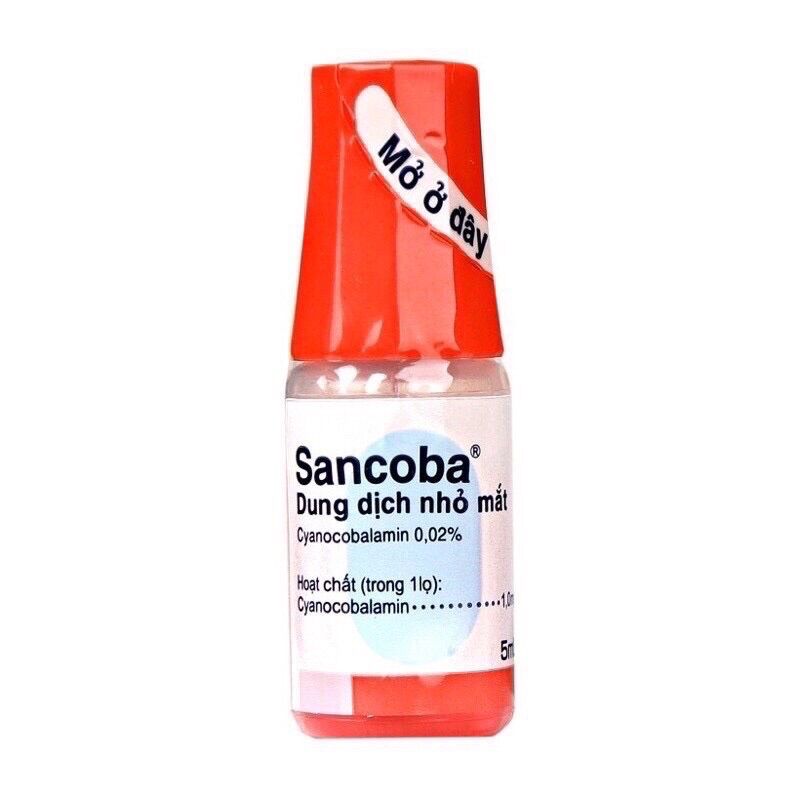 dung dịch dưỡng mắt nhỏ mắt cận thị Sancoba