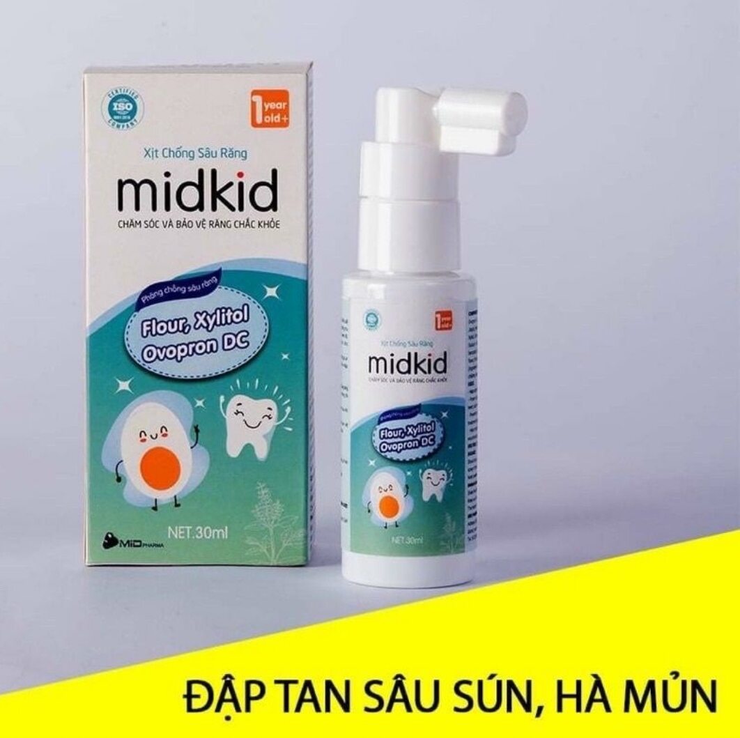 Xịt chống sâu răng midkid