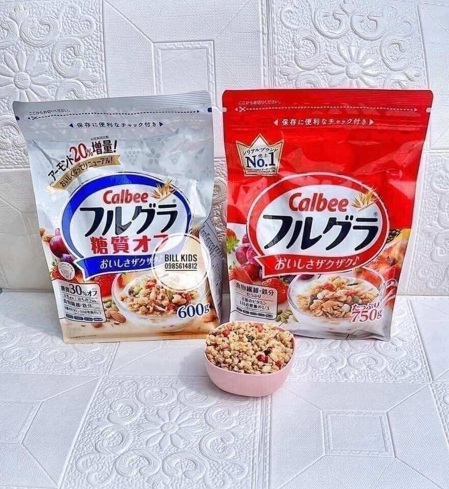 Ngũ cốc dinh dưỡng calbee nội địa Nhật Bản 750g