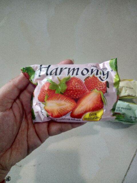 Xà bông cục Harmony Hương Chanh/Cam/Táo/Nho/Dâu 75g