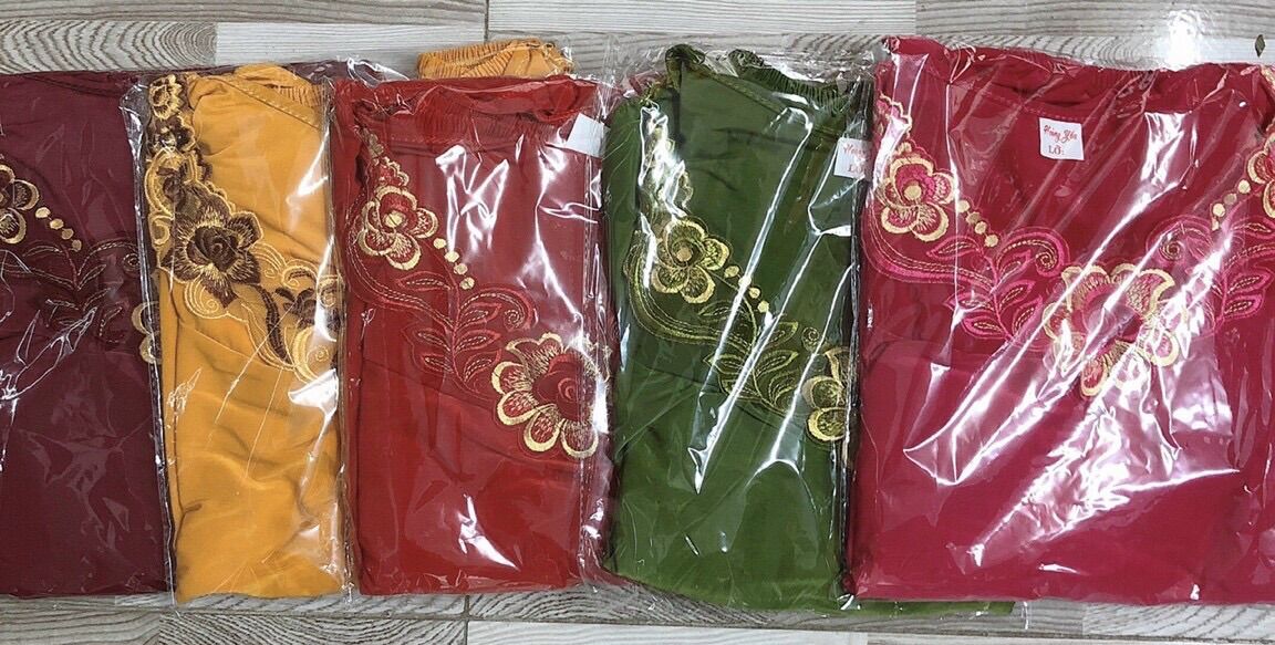 [Có size 40-75kg] Bộ lửng thun lạnh tay con phối ren
