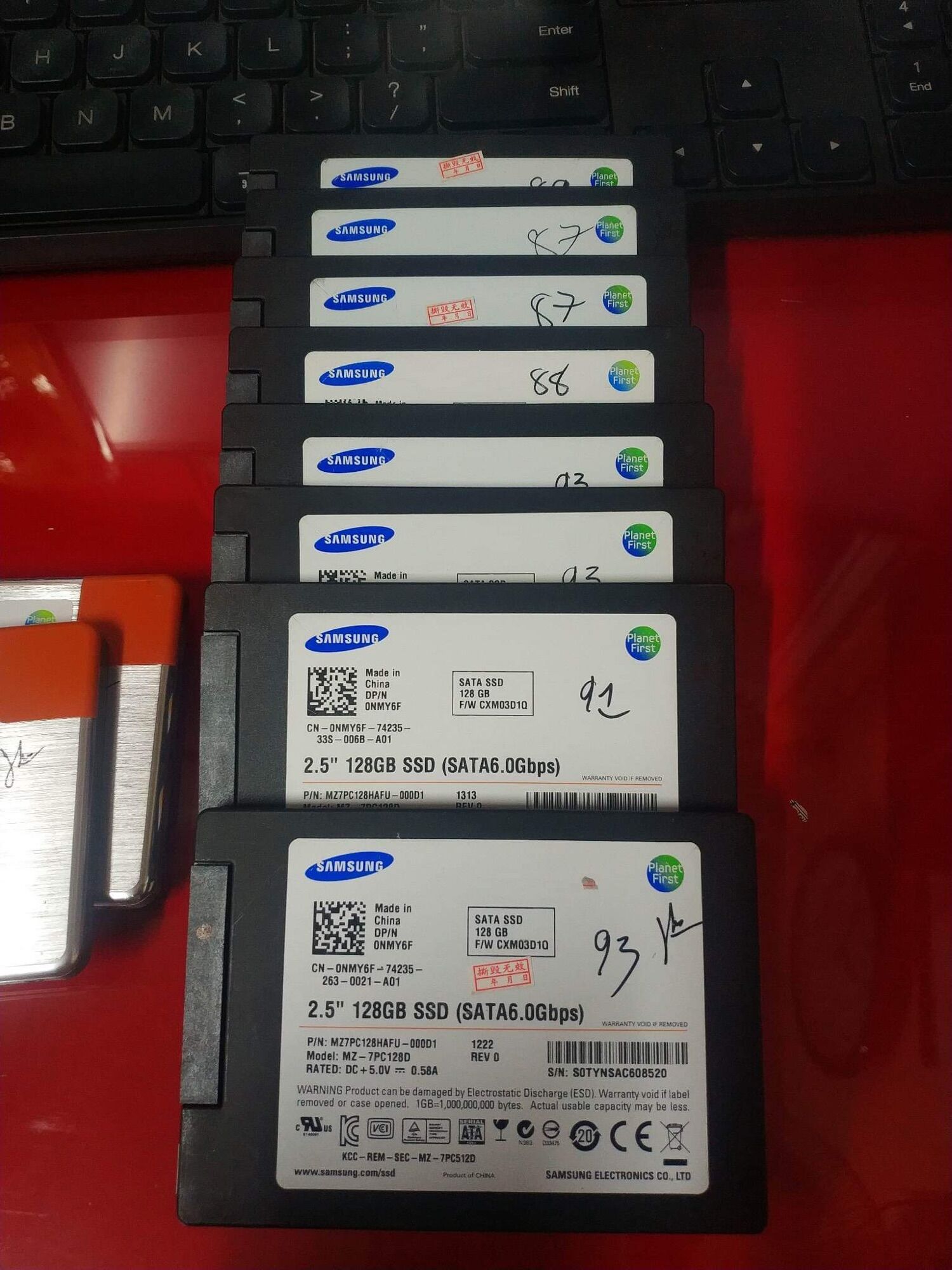SSD Samsung 120G cũ sức khoẻ tốt