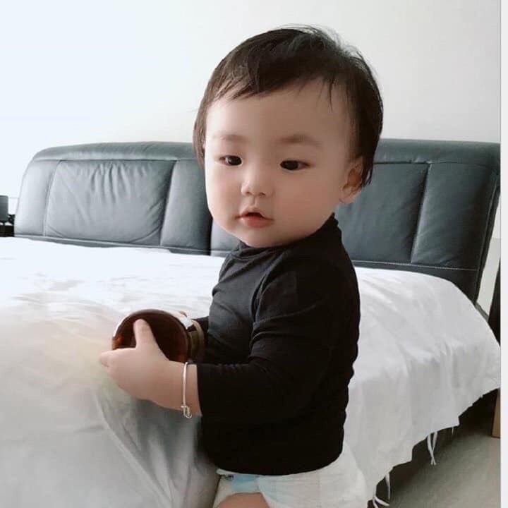 Áo bún thun lạnh cổ 3 phân cho bé