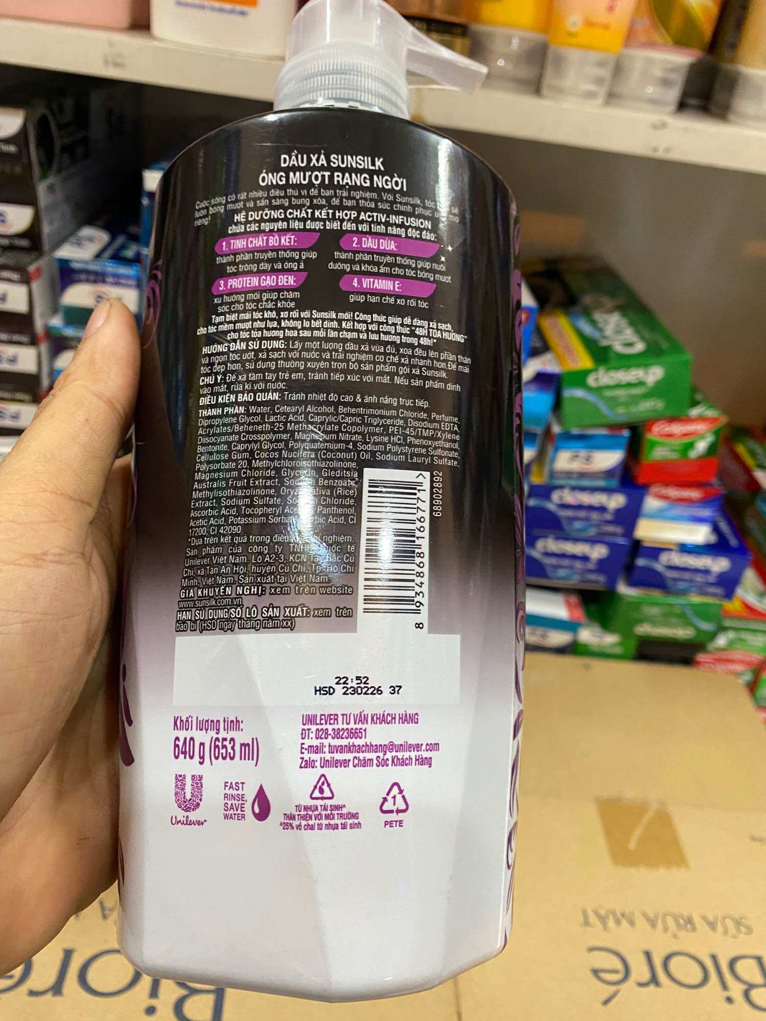 Dầu xả Sunsilk 640g