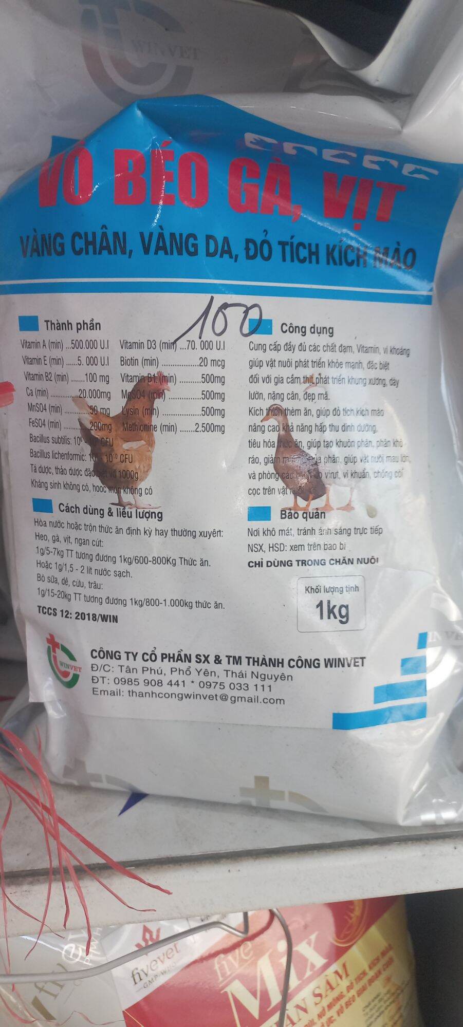 Vỗ béo Gà Vịt 200g