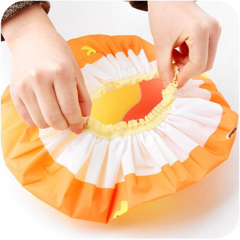 Mũ tắm chùm đầu chống nước(nilon)