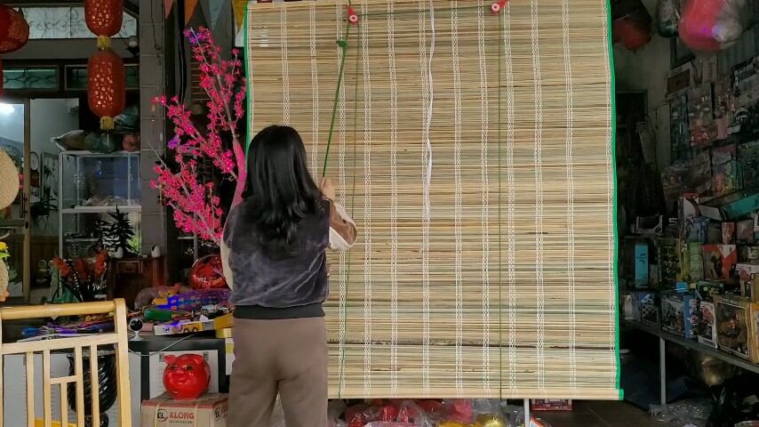 Mành che nắng mưa 1,5x2 mét, che nắng hiên nhà