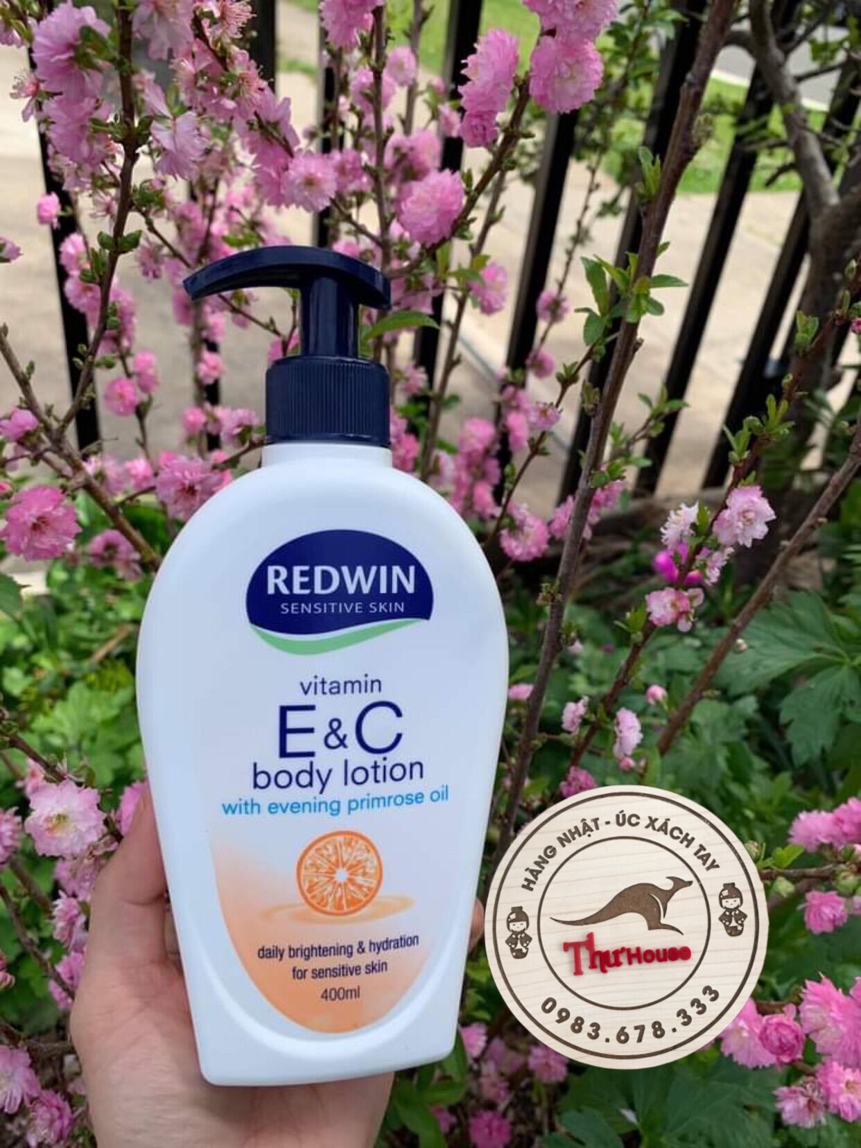 Dưỡng trắng da redwin e và c