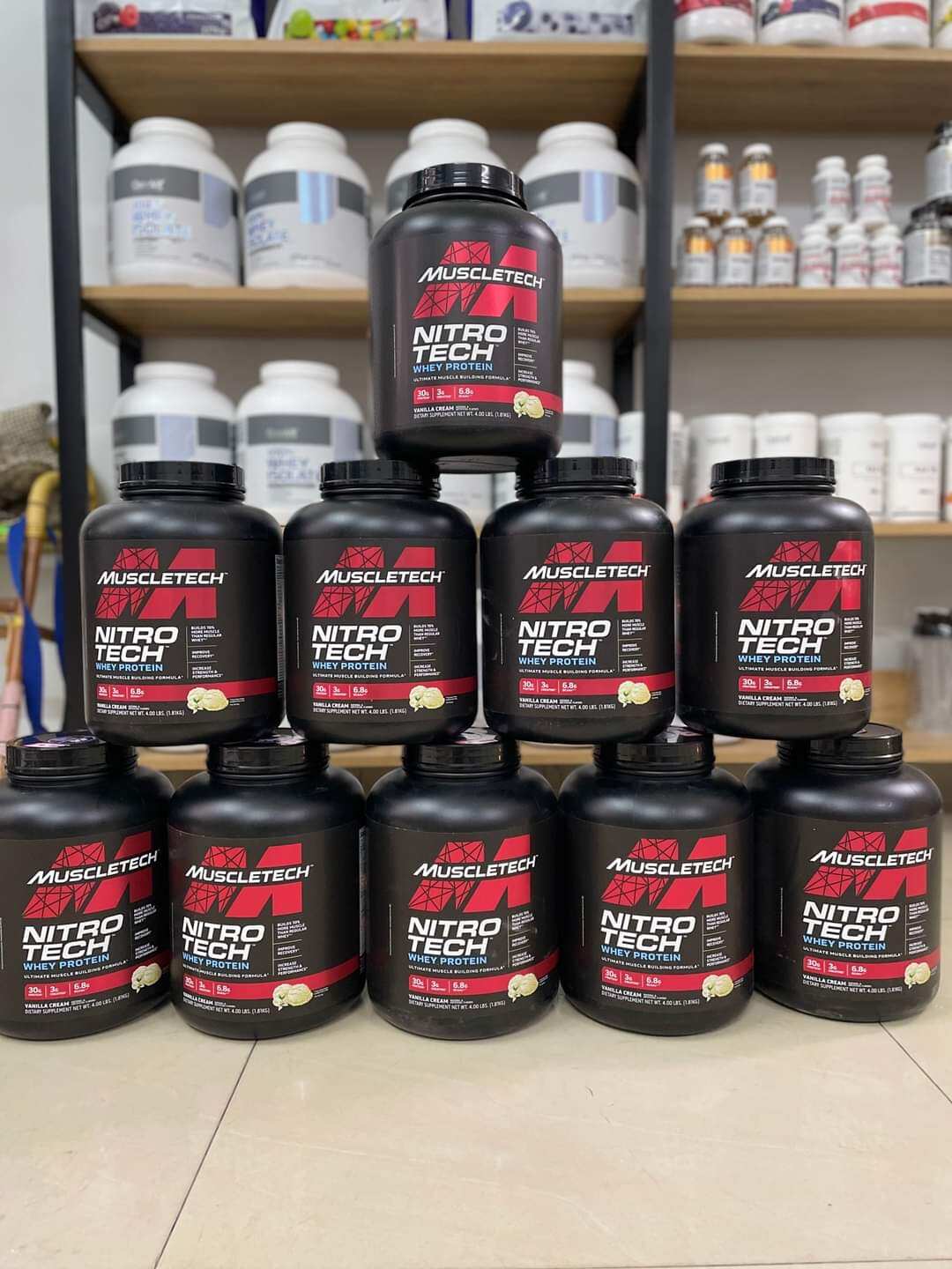 Muscletech Nitro Tech Whey Protein Tăng Cơ Tinh Khiết 4lbs