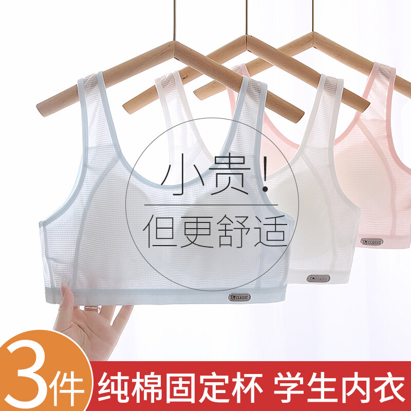 Áo Ba Lỗ Hai Giai Đoạn Áo Lót Thiếu Nữ Học Sinh Cấp Hai Cấp Ba Áo Lót Thể Thao Cho Nữ Giai Đoạn Dậy Thì Thanh Xuân Mùa Hè Mẫu Mỏng