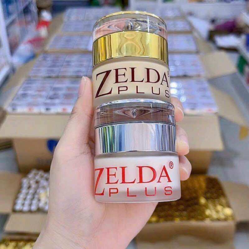 Combo Kem Face Zelda Mini Dưỡng Trắng Da Ngày Đêm Zenda