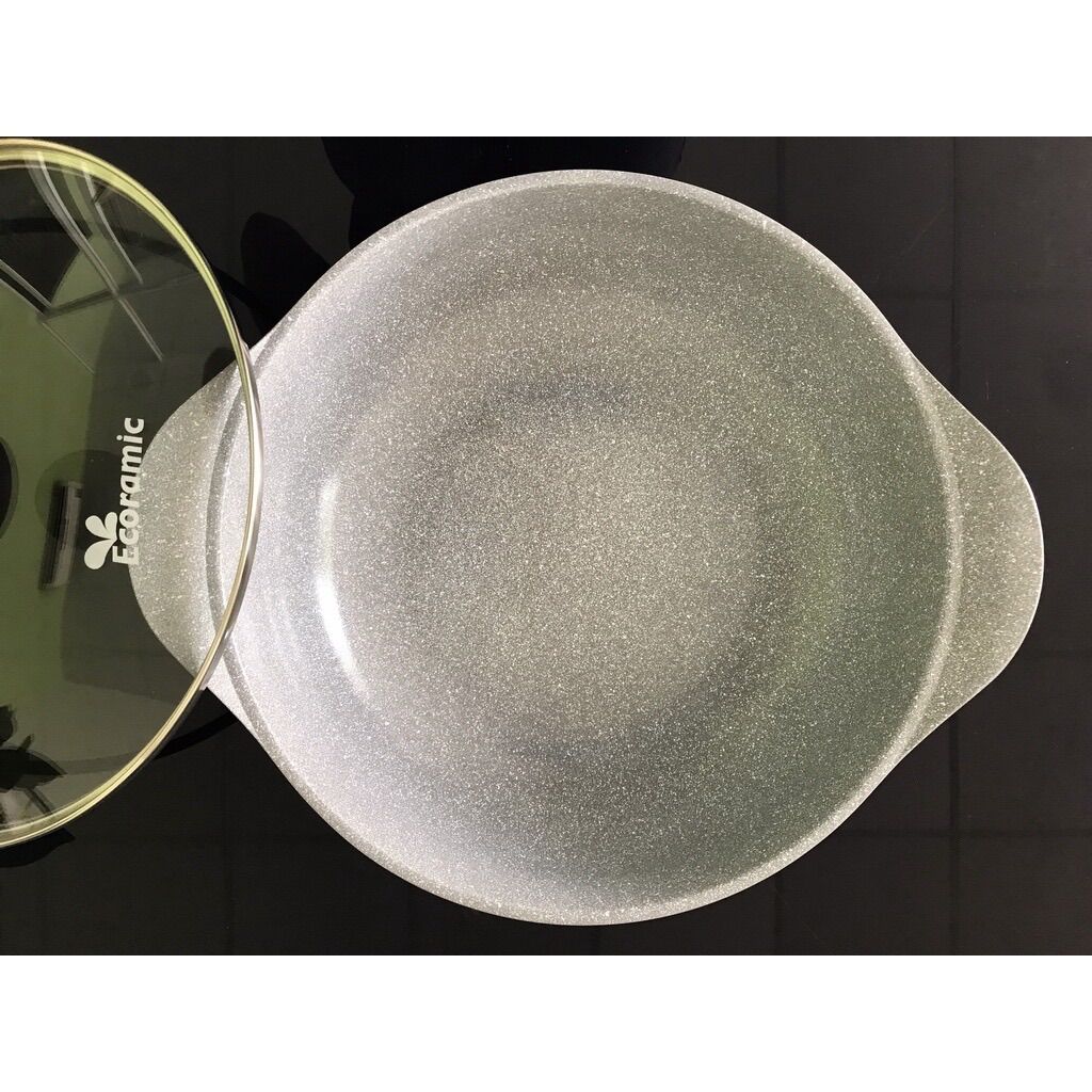 CHẢO LẨU SÂU 28cm ĐÁY TỪ ECORAMIC