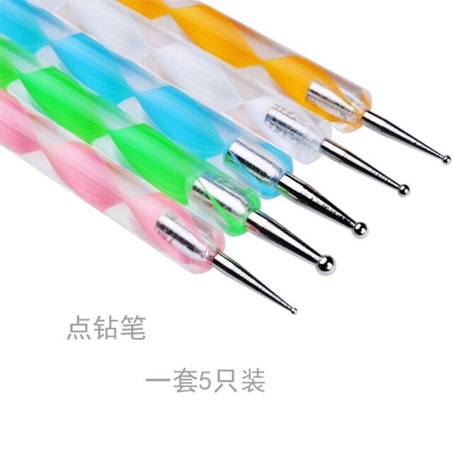 Set chấm bi 5 cây