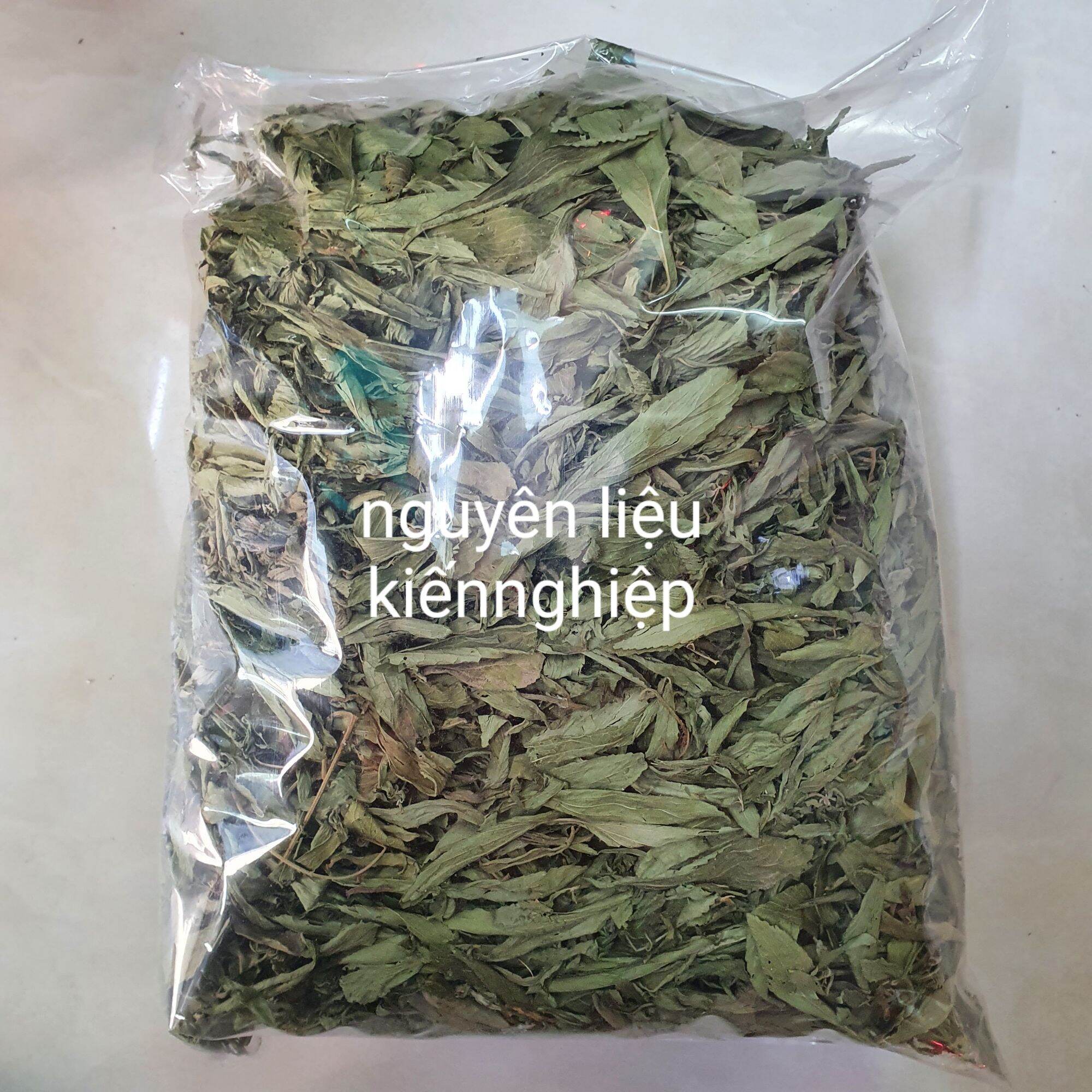 lá cỏ ngọt sấy khô  nguyên lá không cành thượng hạng 500gram