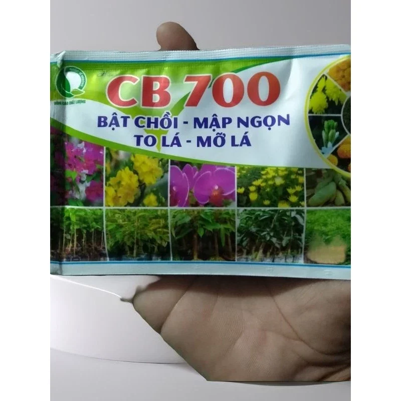 Phân Bón Bật Chồi Mập Ngọn To Lá Nở Lá
Quy cách gói 50g
Công dụng giúp cây bật chồi mập ngọn to lá nở lá