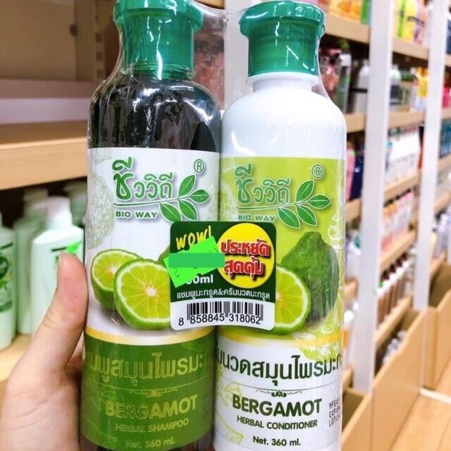 Dầu gội & xả tinh dầu sả chanh thái lan