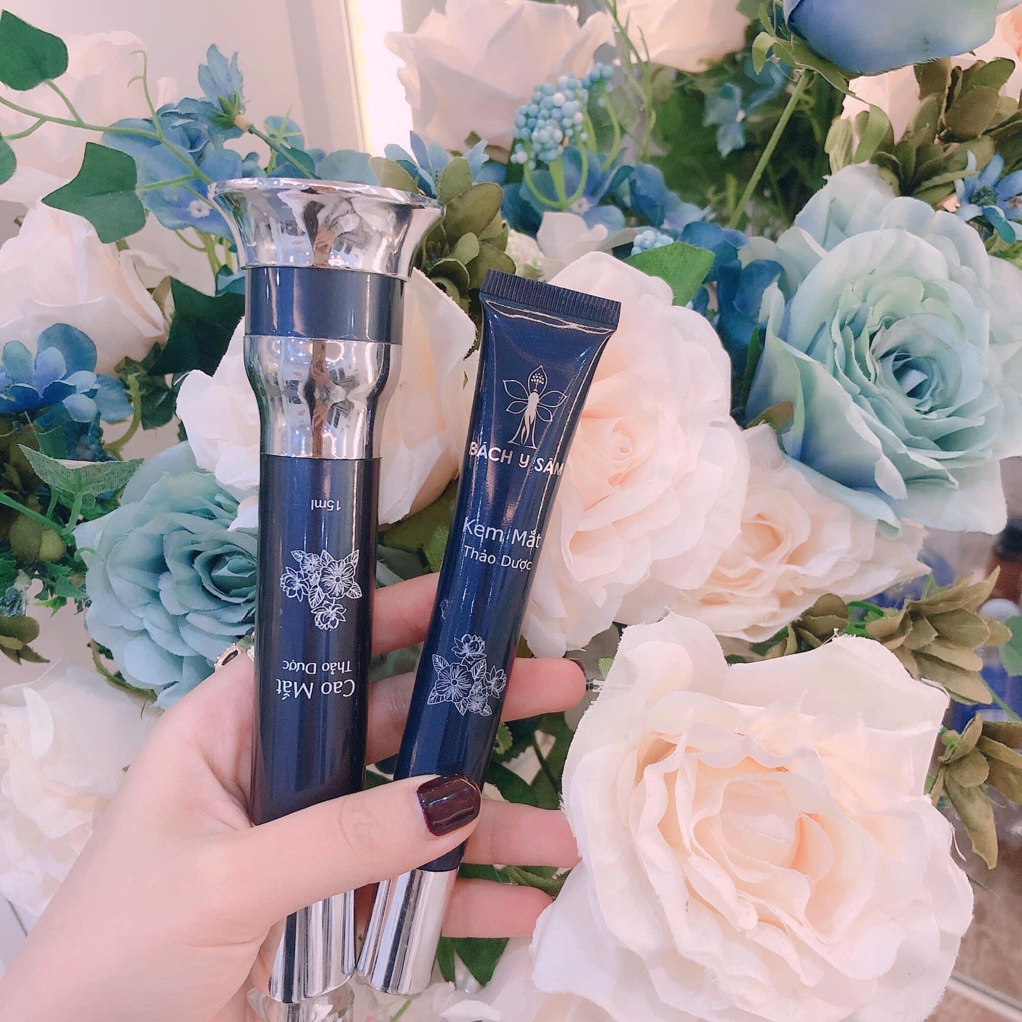 COMBO MẮT 2in1 { BÁCH Y SÂM } THÂM QUẦNG MẮT, BỌNG MẮT