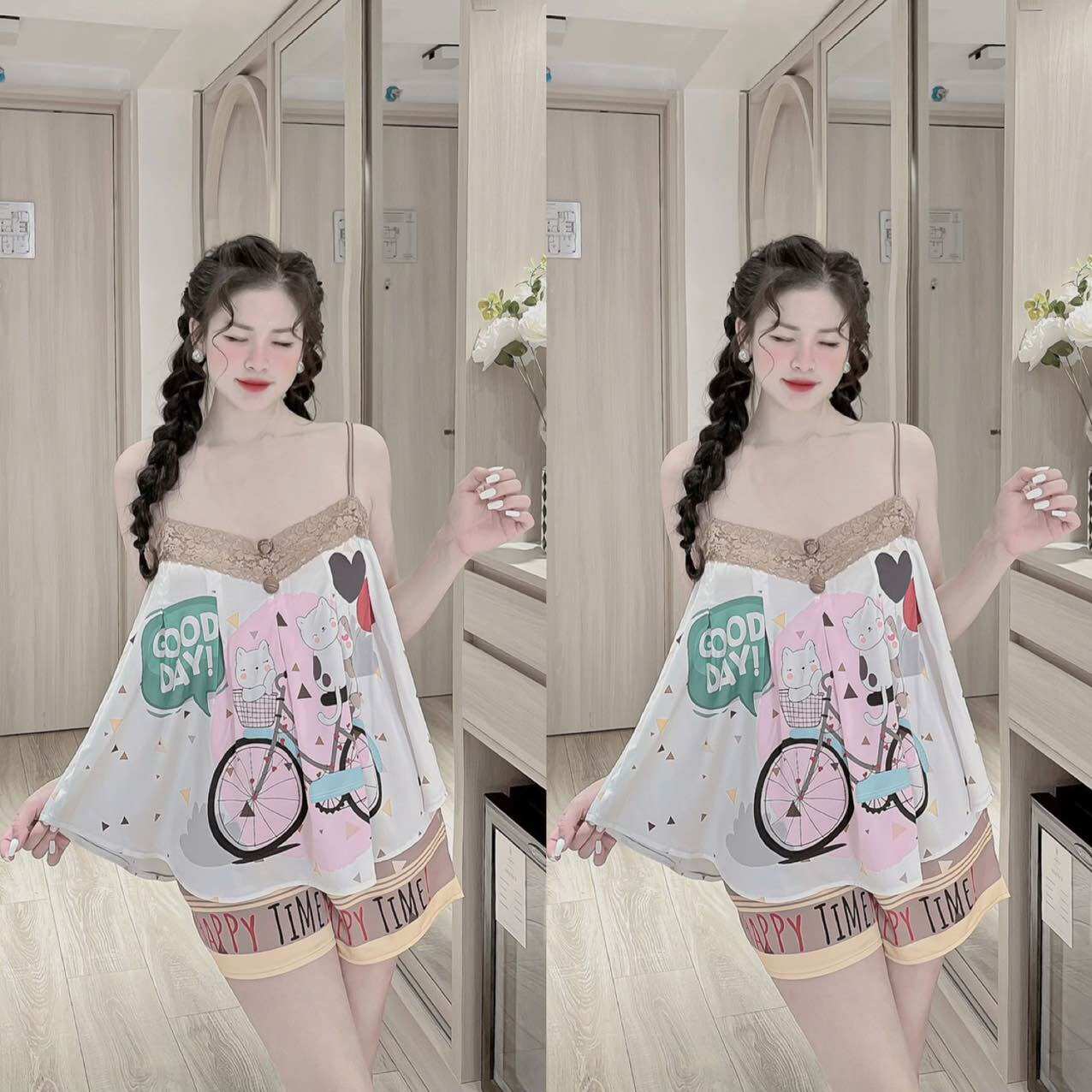 Đồ Bộ Bigsize 55-90kg Lụa Latin - Chất Đẹp, Cực Xinh