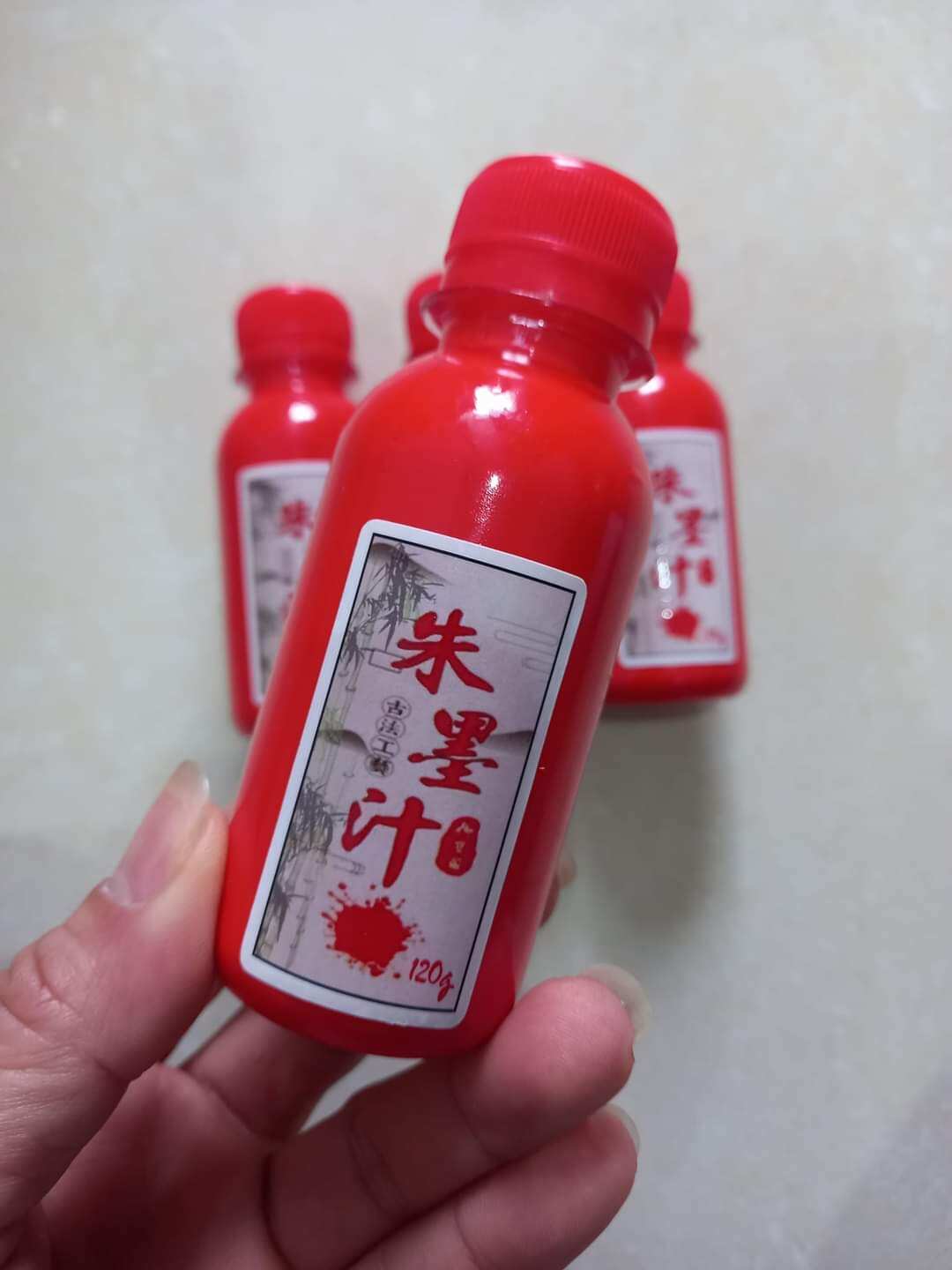 Mực đỏ chu sa 120g màu đỏ tươi