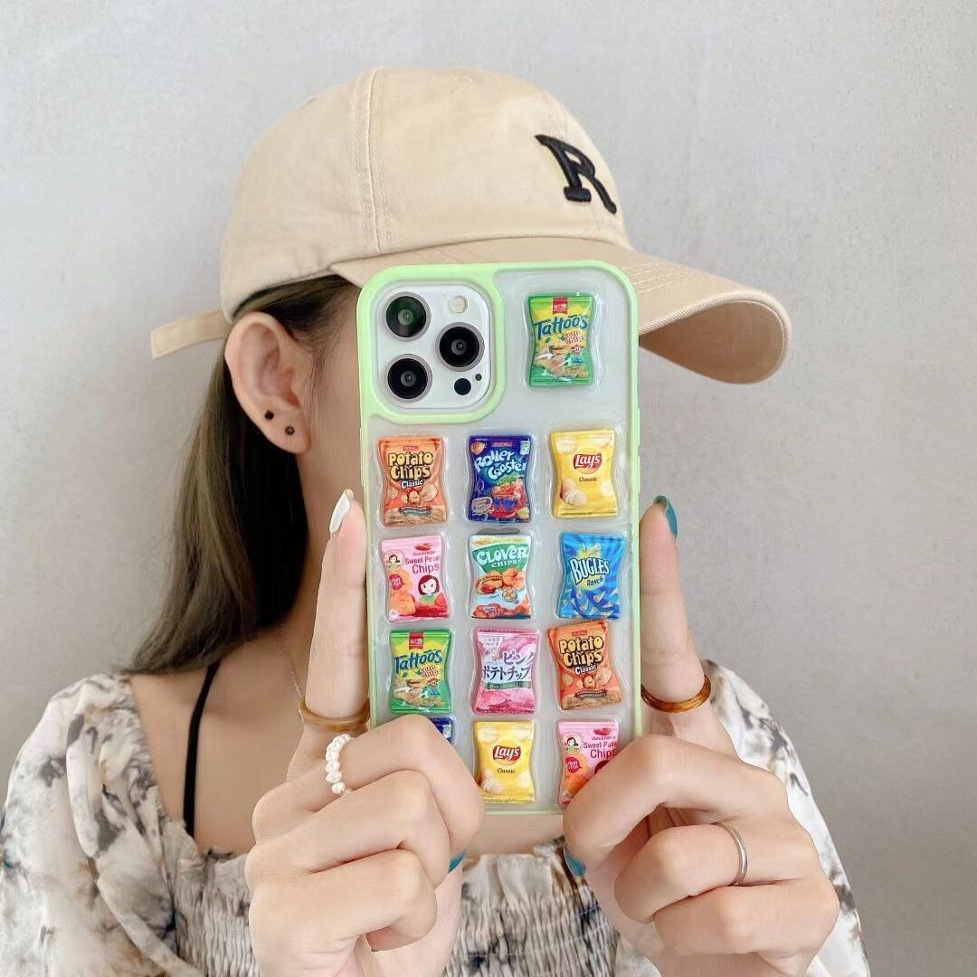 Ốp lưng bánh snack dễ thương iphone 6,6s,6 plus,...